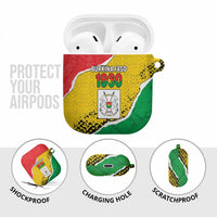 Burkina Faso Independence Day AirPods Case Coat Of Arms - Grunge Style - Wonder Print Shop