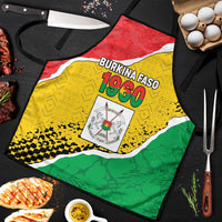 Burkina Faso Independence Day Apron Coat Of Arms - Grunge Style - Wonder Print Shop