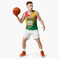 Personalized Burkina Faso Independence Day Basketball Jersey Coat Of Arms - Grunge Style - Wonder Print Shop