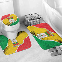 Burkina Faso Independence Day Bathroom Set Coat Of Arms - Grunge Style - Wonder Print Shop