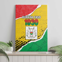 Burkina Faso Independence Day Canvas Wall Art Coat Of Arms - Grunge Style - Wonder Print Shop