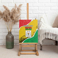 Burkina Faso Independence Day Canvas Wall Art Coat Of Arms - Grunge Style - Wonder Print Shop
