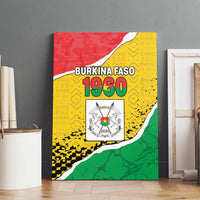 Burkina Faso Independence Day Canvas Wall Art Coat Of Arms - Grunge Style - Wonder Print Shop