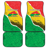 Burkina Faso Independence Day Car Mats Coat Of Arms - Grunge Style - Wonder Print Shop