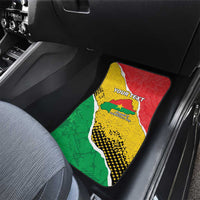 Burkina Faso Independence Day Car Mats Coat Of Arms - Grunge Style - Wonder Print Shop