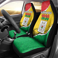 Burkina Faso Independence Day Car Seat Cover Coat Of Arms - Grunge Style - Wonder Print Shop