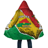 Personalized Burkina Faso Independence Day Cloak Coat Of Arms - Grunge Style - Wonder Print Shop
