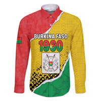 Personalized Burkina Faso Independence Day Family Matching Puletasi and Hawaiian Shirt Coat Of Arms - Grunge Style - Wonder Print Shop