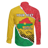 Personalized Burkina Faso Independence Day Family Matching Summer Maxi Dress and Hawaiian Shirt Coat Of Arms - Grunge Style - Wonder Print Shop