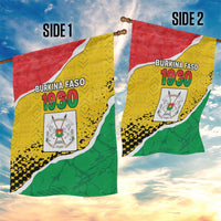 Burkina Faso Independence Day Garden Flag Coat Of Arms - Grunge Style - Wonder Print Shop