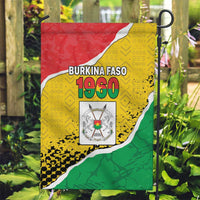 Burkina Faso Independence Day Garden Flag Coat Of Arms - Grunge Style - Wonder Print Shop