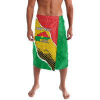 Personalized Burkina Faso Independence Day Lavalava Coat Of Arms - Grunge Style - Wonder Print Shop