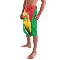 Personalized Burkina Faso Independence Day Lavalava Coat Of Arms - Grunge Style - Wonder Print Shop