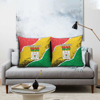 Burkina Faso Independence Day Pillow Cover Coat Of Arms - Grunge Style - Wonder Print Shop