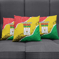 Burkina Faso Independence Day Pillow Cover Coat Of Arms - Grunge Style - Wonder Print Shop