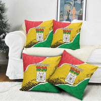 Burkina Faso Independence Day Pillow Cover Coat Of Arms - Grunge Style - Wonder Print Shop