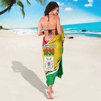 Burkina Faso Independence Day Sarong Coat Of Arms - Grunge Style - Wonder Print Shop