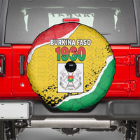 Burkina Faso Independence Day Spare Tire Cover Coat Of Arms - Grunge Style - Wonder Print Shop