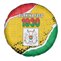 Burkina Faso Independence Day Spare Tire Cover Coat Of Arms - Grunge Style - Wonder Print Shop