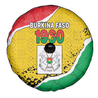 Burkina Faso Independence Day Spare Tire Cover Coat Of Arms - Grunge Style - Wonder Print Shop