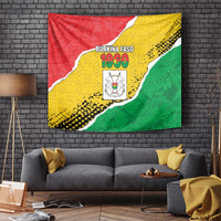 Burkina Faso Independence Day Tapestry Coat Of Arms - Grunge Style - Wonder Print Shop