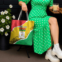 Burkina Faso Independence Day Tote Bag Coat Of Arms - Grunge Style - Wonder Print Shop
