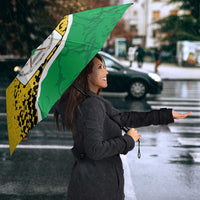 Burkina Faso Independence Day Umbrella Coat Of Arms - Grunge Style - Wonder Print Shop