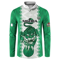 Nigeria Basketball Custom Button Sweatshirt Go DTigers - Wonder Print Shop