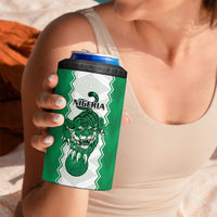 Nigeria Basketball Custom 4 in 1 Can Cooler Tumbler Go DTigers - Wonder Print Shop