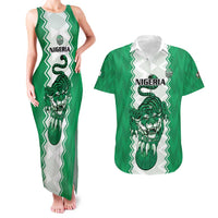 Nigeria Basketball Custom Couples Matching Tank Maxi Dress and Hawaiian Shirt Go DTigers - Wonder Print Shop