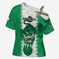 Nigeria Basketball Custom Cross Shoulder Shirt Go DTigers - Wonder Print Shop