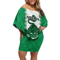 Nigeria Basketball Custom Family Matching Off Shoulder Short Dress and Hawaiian Shirt Go DTigers - Wonder Print Shop