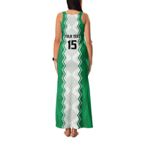 Nigeria Basketball Custom Family Matching Tank Maxi Dress and Hawaiian Shirt Go DTigers - Wonder Print Shop