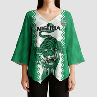 Nigeria Basketball Custom Kimono Sleeve Blouse Go DTigers - Wonder Print Shop
