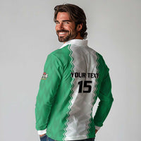 Nigeria Basketball Custom Long Sleeve Polo Shirt Go DTigers - Wonder Print Shop
