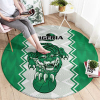 Nigeria Basketball Round Carpet Go DTigers - Wonder Print Shop
