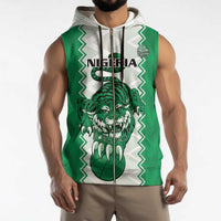 Nigeria Basketball Custom Sleeveless Zip Hoodie Go DTigers - Wonder Print Shop
