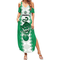 Nigeria Basketball Custom Summer Maxi Dress Go DTigers - Wonder Print Shop