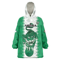Nigeria Basketball Custom Wearable Blanket Hoodie Go DTigers - Wonder Print Shop