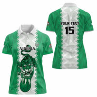 Nigeria Basketball Custom Women Polo Shirt Go DTigers - Wonder Print Shop