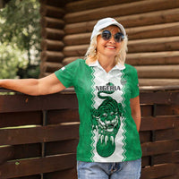 Nigeria Basketball Custom Women Polo Shirt Go DTigers - Wonder Print Shop