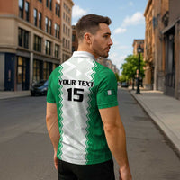 Nigeria Basketball Custom Zipper Polo Shirt Go DTigers - Wonder Print Shop