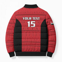 Egypt Basketball Custom Bomber Puffer Jacket Go Pharaohs - Wonder Print Shop