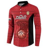 Egypt Basketball Custom Button Sweatshirt Go Pharaohs - Wonder Print Shop