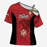 Egypt Basketball Custom Cross Shoulder Shirt Go Pharaohs - Wonder Print Shop