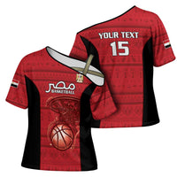 Egypt Basketball Custom Cross Shoulder Shirt Go Pharaohs - Wonder Print Shop