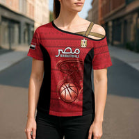 Egypt Basketball Custom Cross Shoulder Shirt Go Pharaohs - Wonder Print Shop