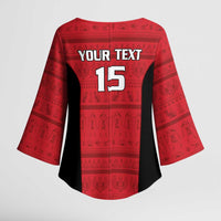 Egypt Basketball Custom Kimono Sleeve Blouse Go Pharaohs - Wonder Print Shop