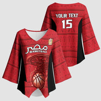 Egypt Basketball Custom Kimono Sleeve Blouse Go Pharaohs - Wonder Print Shop