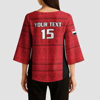 Egypt Basketball Custom Kimono Sleeve Blouse Go Pharaohs - Wonder Print Shop